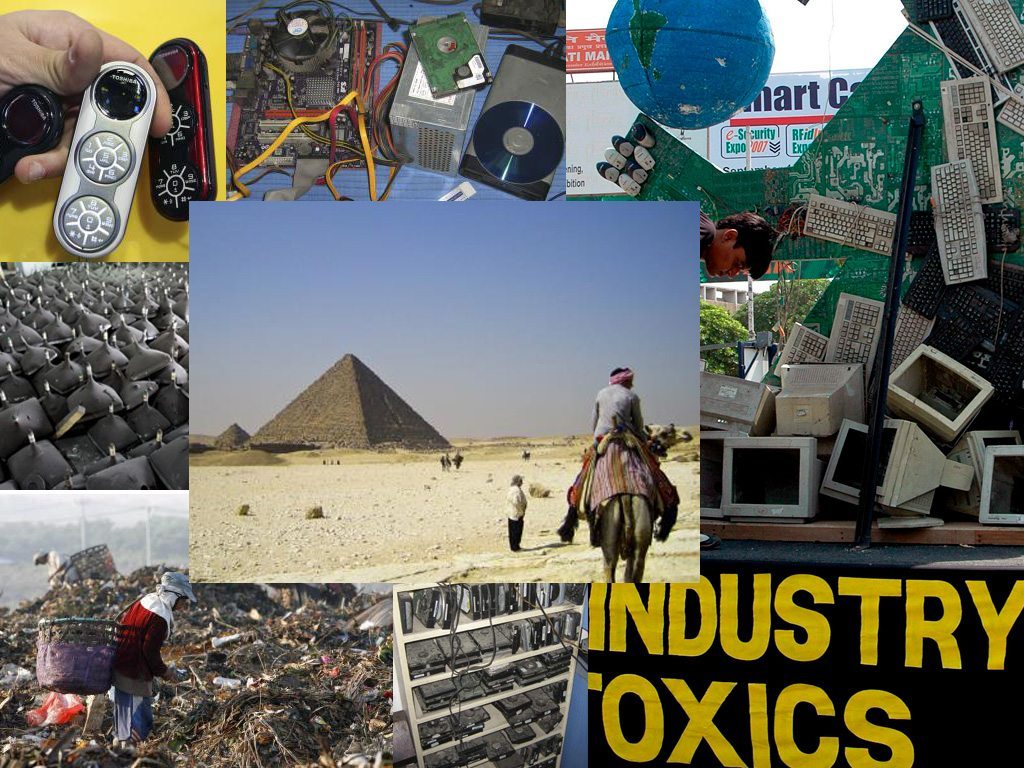 La basura electrónica pesa ocho veces la Pirámide de Guiza, alerta la ONU.