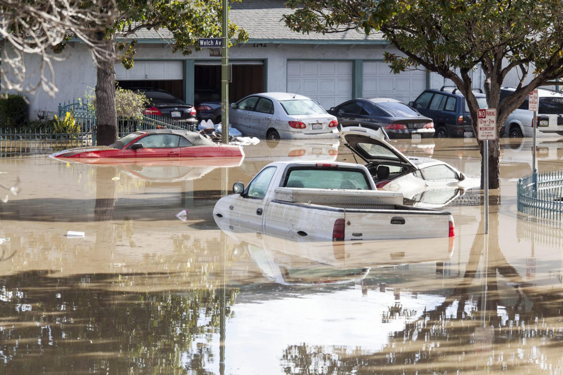 Inundaciones en San José (California), la peor en los últimos cien años.