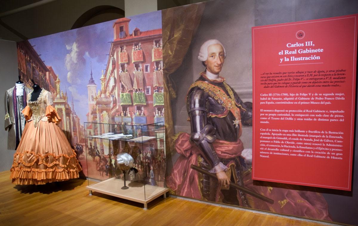 La exposición del MNCN muestra el impulso que el Real Gabinete de Historia Natural dio a la ciencia en España así como el papel del rey Carlos III, valedor de la institución. EFE/MNCN 