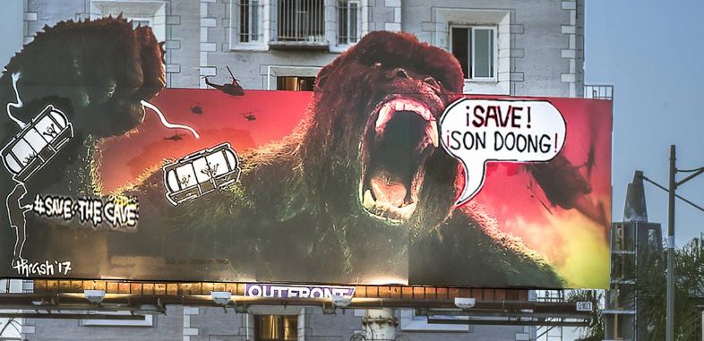 Captura del cartel de la plataforma Save Son Doong (Salvemos Son Doong).