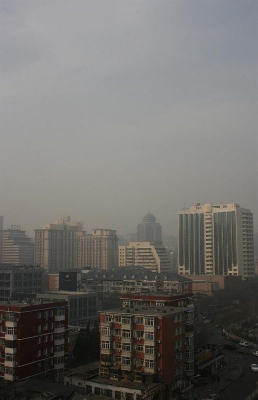 Tianjin es de momento la ciudad más afectada por la mezcla de niebla y contaminación. 