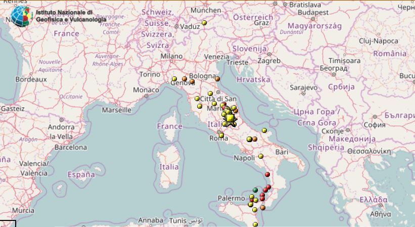 Un terremoto de magnitud 5,3 sacude de nuevo el centro de Italia.