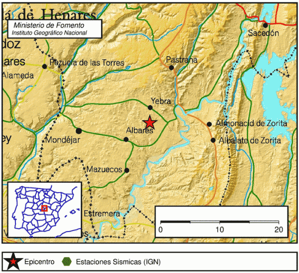 Imagen del Instituto Geográfico Nacional (IGN)