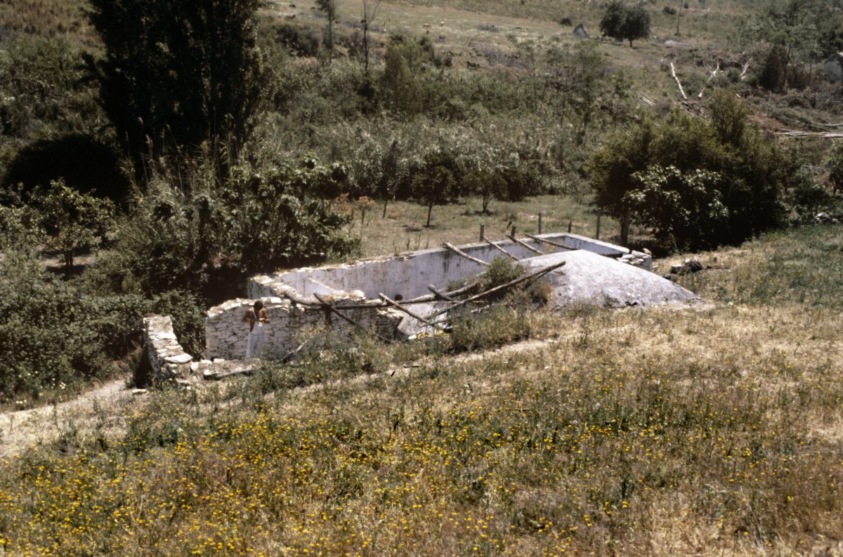 Fotografía de archivo de yacimiento termal romano