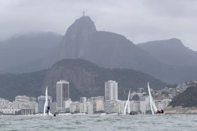 Bahía de Guanabara, sede olímpica de vela en Río de Janeiro (Brasil) el pasado verano. 
