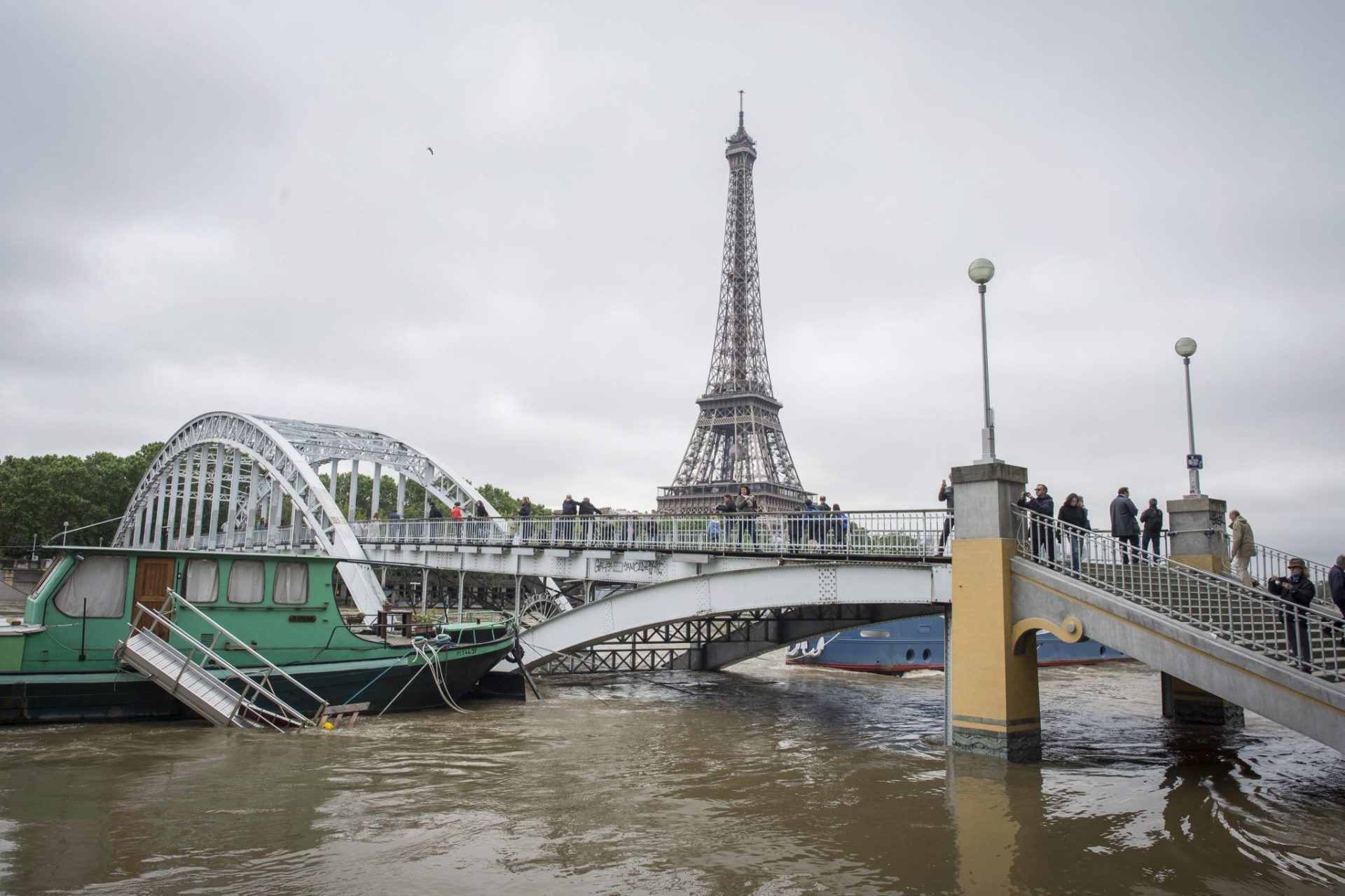 El caudal del Sena tras las inundaciones