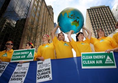 Manifestación contra el cambio climático en Sídney en una foto de archivo. 