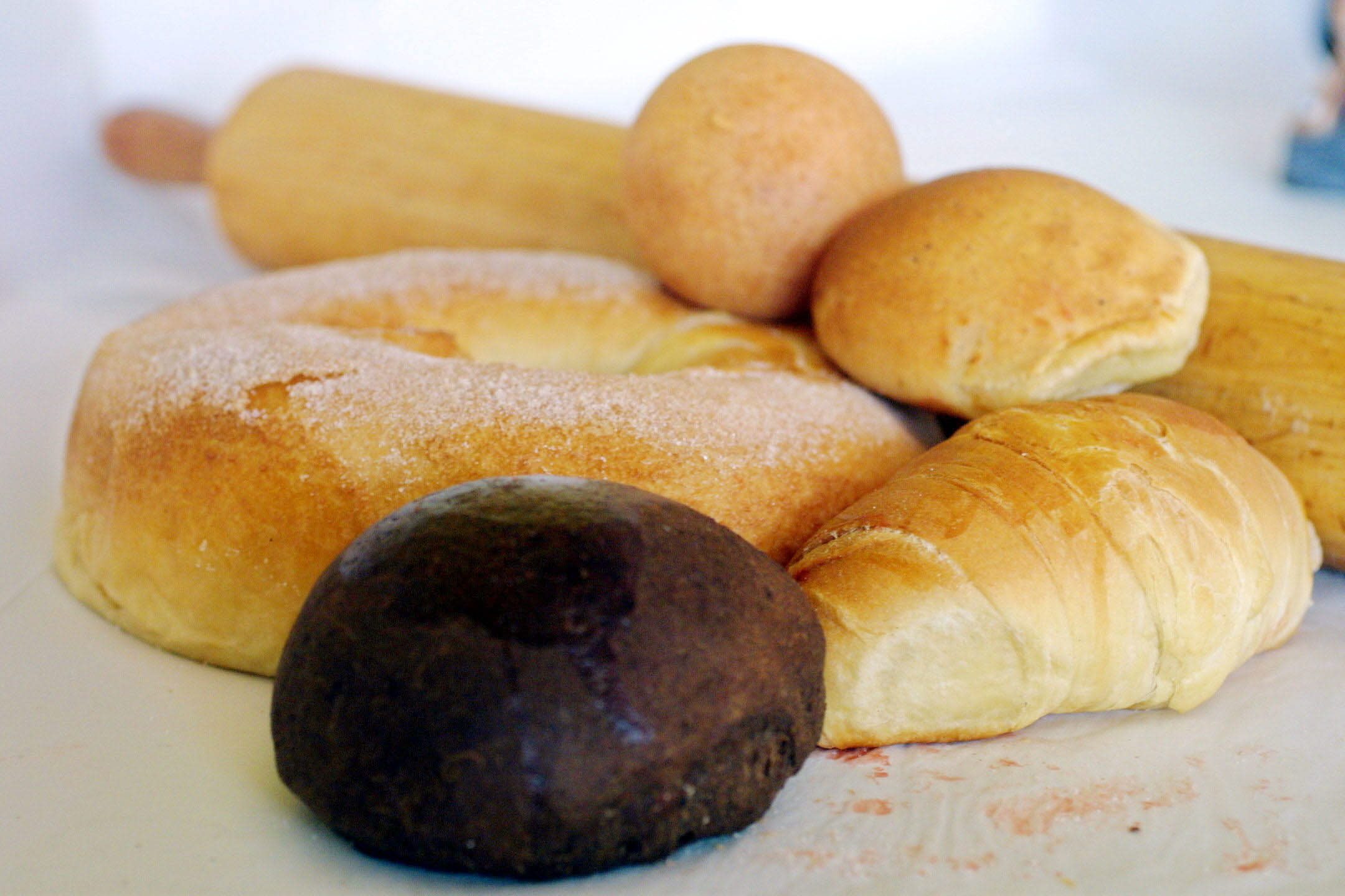 Distintas variedades de pan