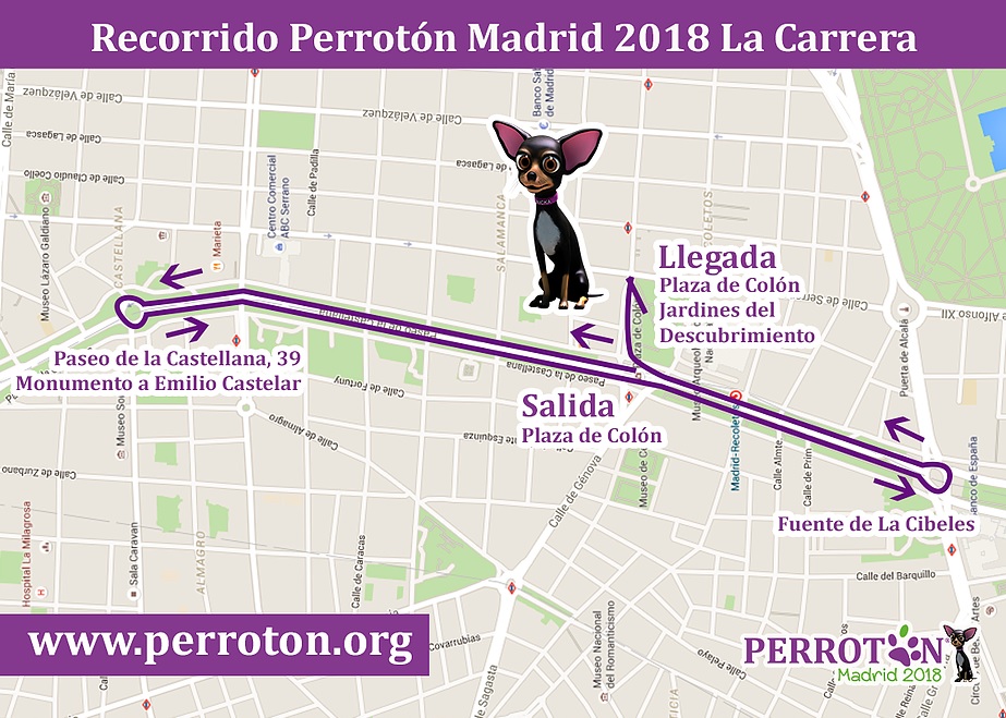 Recorrido Perrotón Madrid 2018