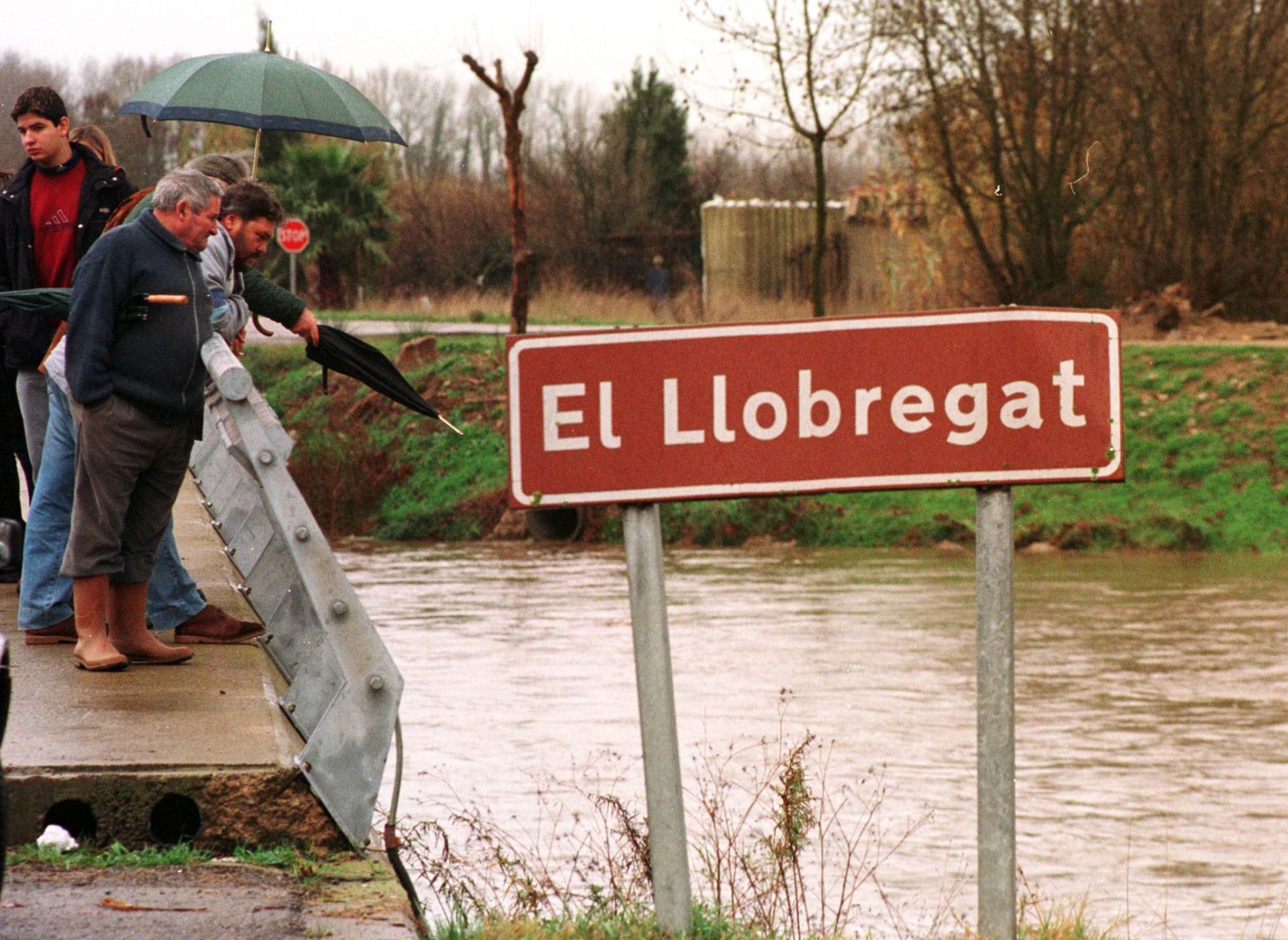 El río Llobregat a su paso por Perelada (Girona) en una foto de archivo.