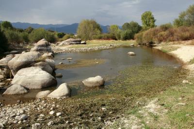 Vista parcial del río Tiétar.