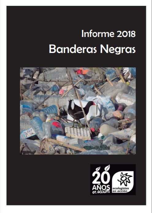 Portada del informe 'Banderas Negras 2018' /Imagen de Ecologistas en Acción