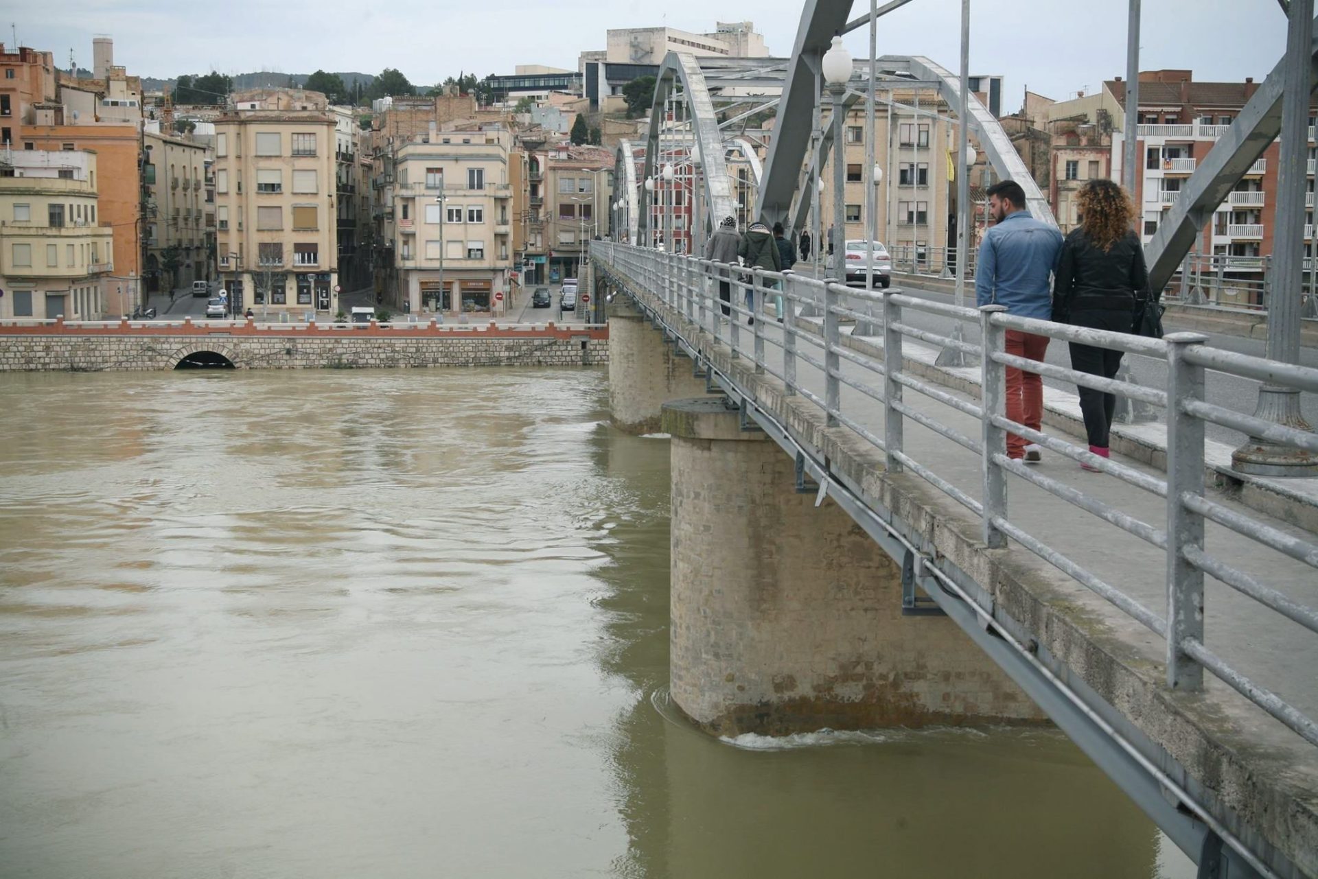 El Ebro en Tortosa el pasado 3 de marzo.