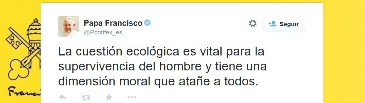 "El tiempo para encontrar soluciones globales se está agotando. Solamente podremos hallar soluciones adecuadas si actuamos juntos y concordes