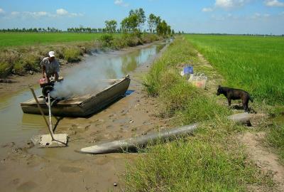 La construcción de presas en China y Laos unida a la sequía está salinizando el agua del río Mekong.