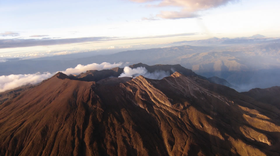 Volcán Galeras, Nariño, Colombia. Foto: Ingeominas.