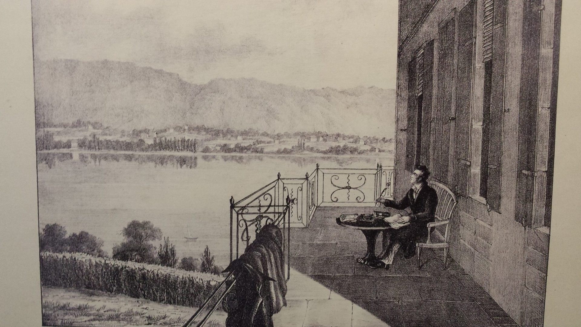 Byron en Villa Diodatti-Ginebra-1816