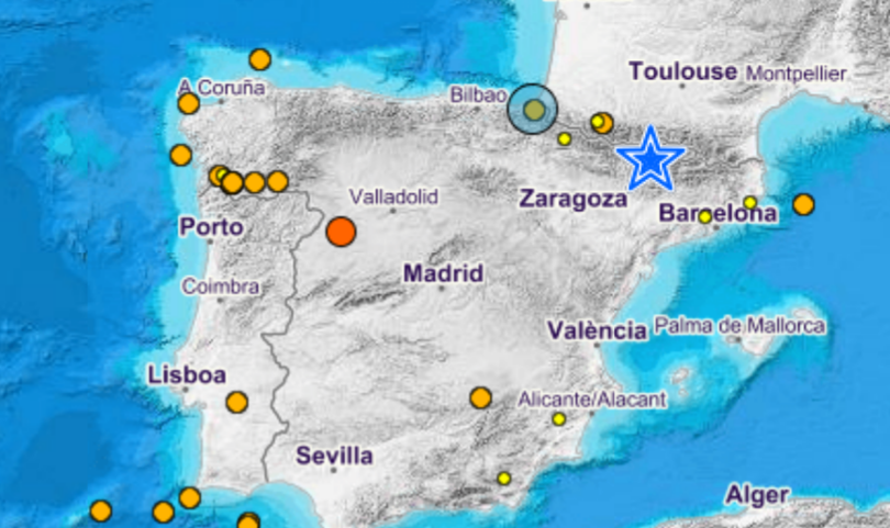 Registrado un terremoto de magnitud 3,1 sentido por la población en Zamora