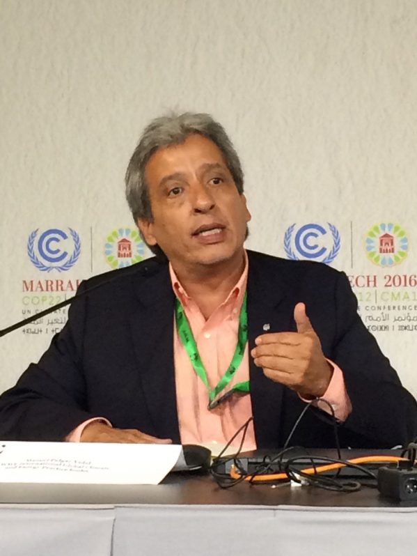 Manuel Pulgar-Vidal es Líder de Práctica de Clima y Energía de WWF-Internacional Foto: WWF