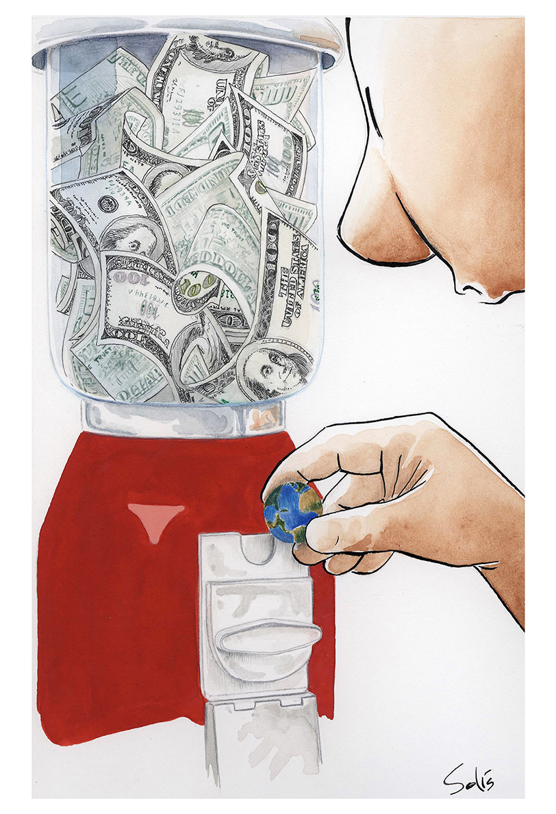 Lucro vs Planeta por @Visoor