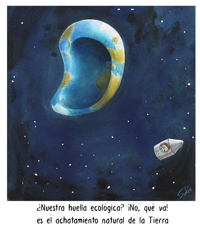 Huella ecológica. Por @visoor