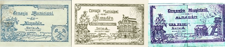 Imagen 35 Papel moneda de Almadén en 1937