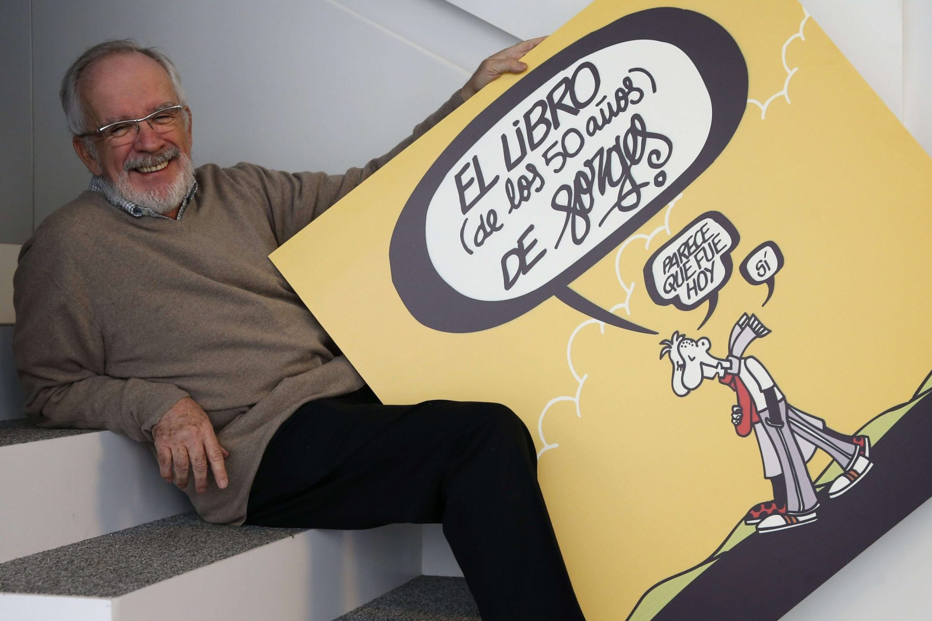 Archivo EFE El dibujante Forges ha celebrado sus 50 años en la profesión. EFE/Juan Carlos Hidalgo
