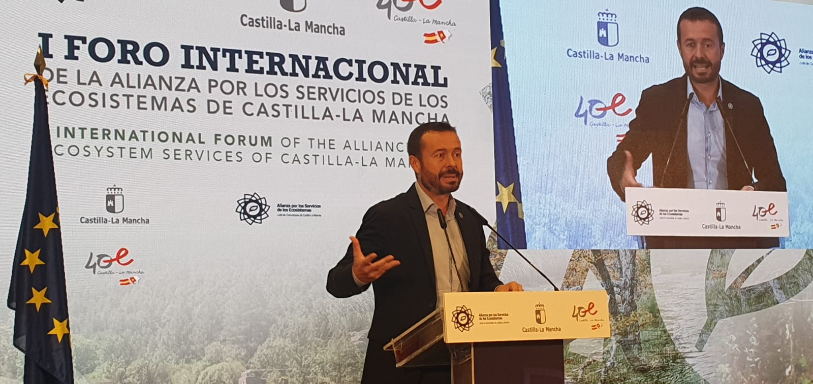 Desarrollo Sostenible de Castilla-La Mancha, José Luis Escudero inaugura el I Foro de servicios ecosistémicos.