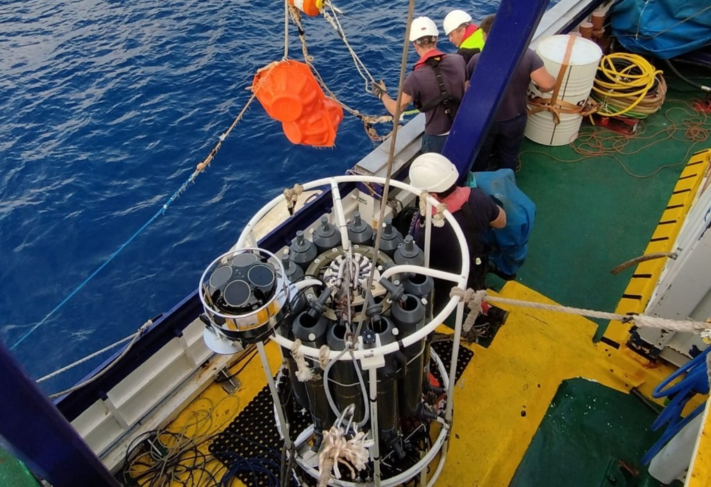 Zarpa de Palma una campaña del IEO sobre el cambio climático en Mediterráneo. © Instituto Español de Oceanografía (IEO)