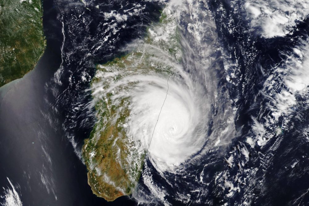 El ciclón Freddy llega a Madagascar. © NASA