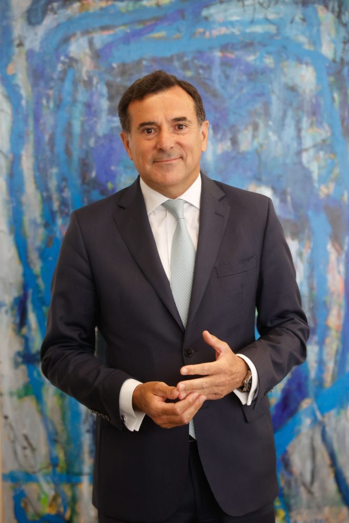 El director general de la Fundación Repsol, António Calçada, durante una entrevista con EFE