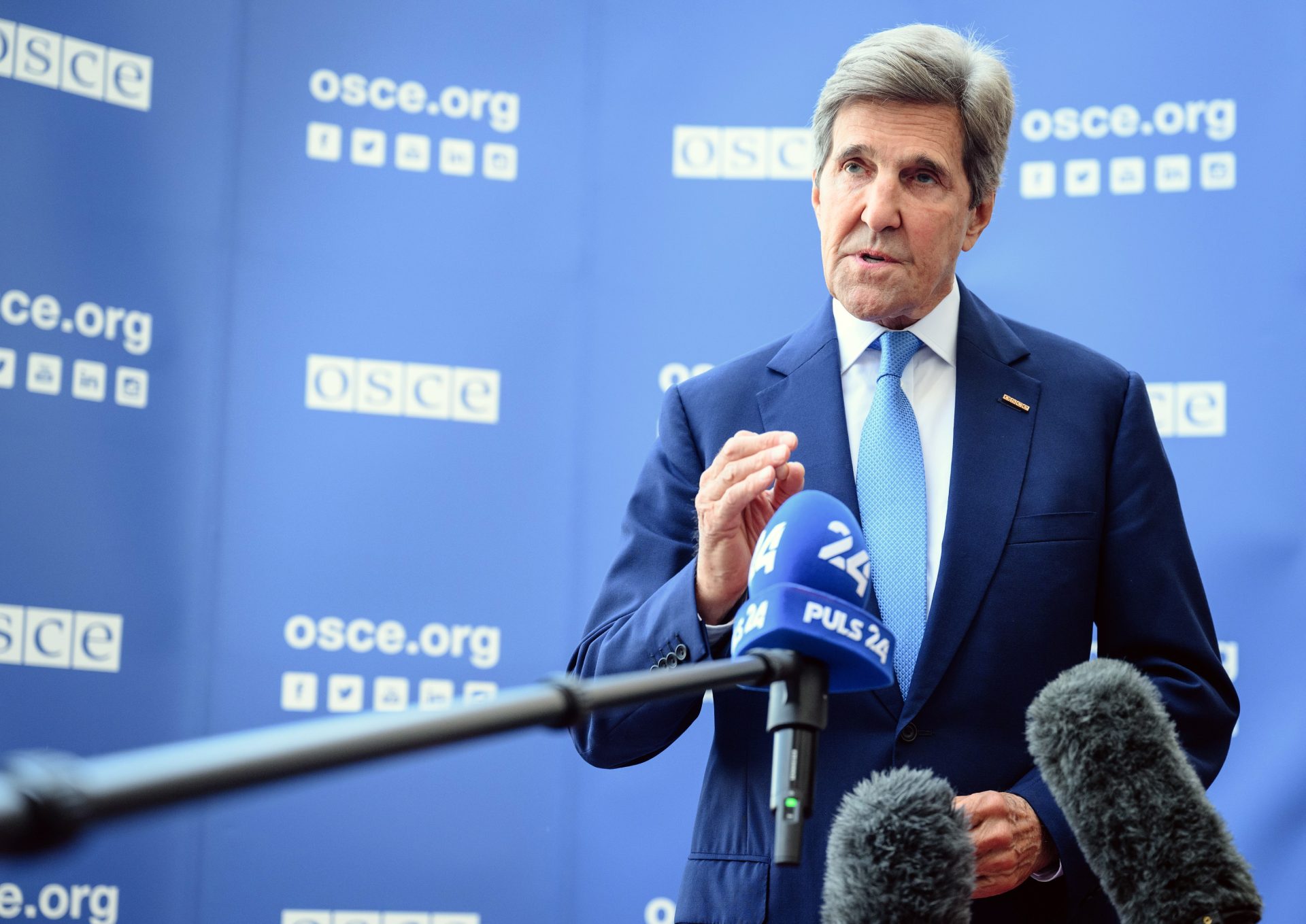 John Kerry, el enviado de EEUU para luchar contra el cambio climático. EFE/EPA/MAX SLOVENCIK