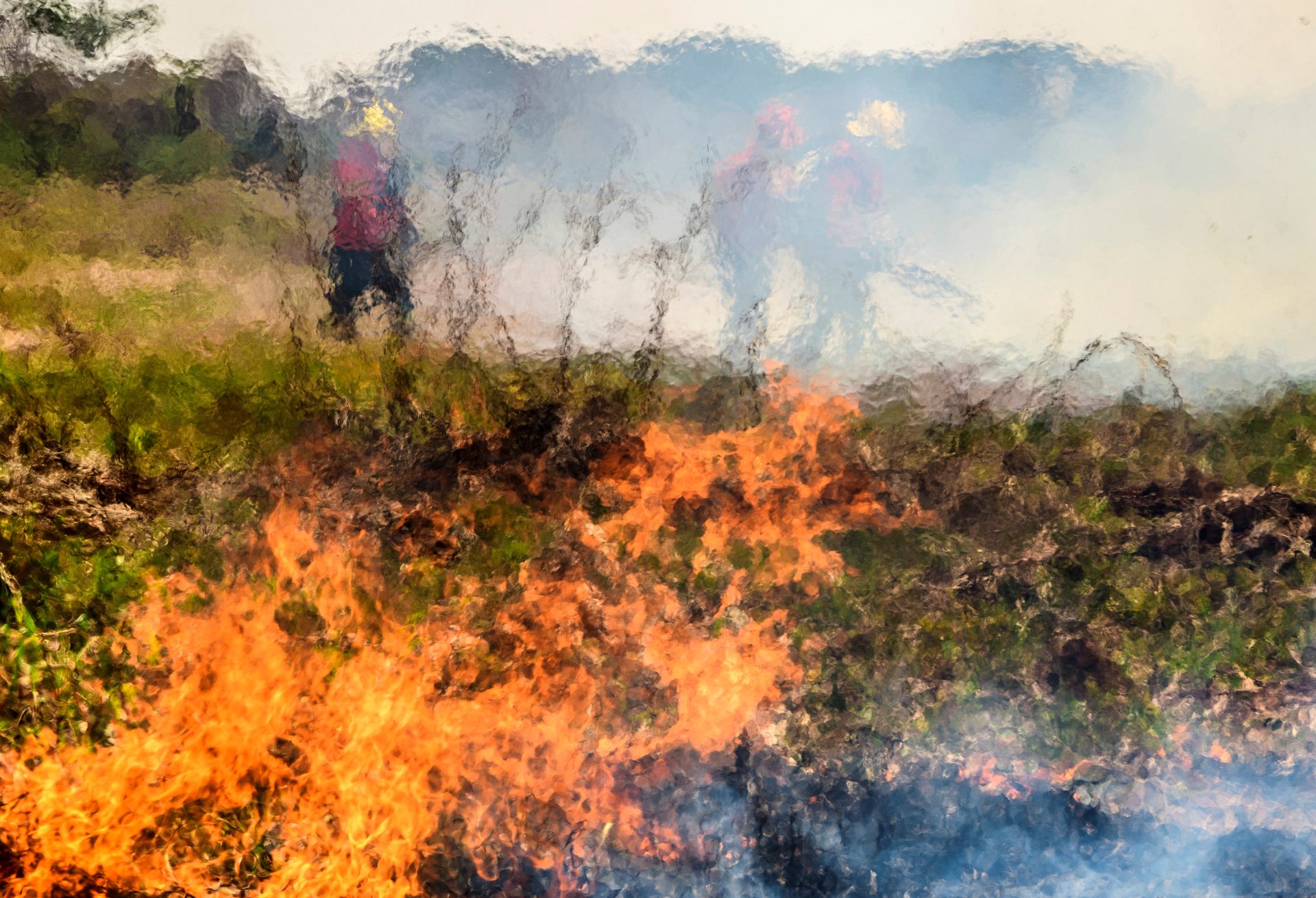 Imagen de archivo de un bombero trabaja en la extinción de incendios en la región del Pantanal (Brasil). EFE/ Rogerio Florentino