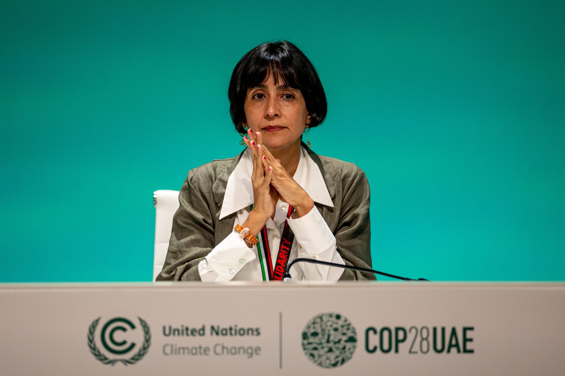 La ministra de medioambiente de Colombia, Susana Muhamad. EFE/EPA/MARTIN DIVISEK