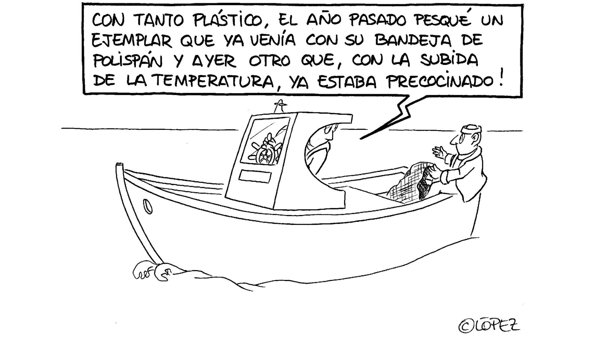 Oceanos, plastico y crisis climática. Por Juan López Rico (#López)