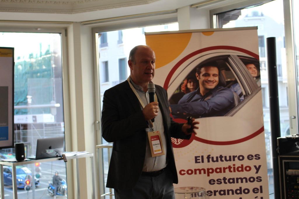 Consejero técnico de la Subdirección General de Eficiencia Energética del ministerio Guillermo López Alonso en el foro ‘España comparte coche’