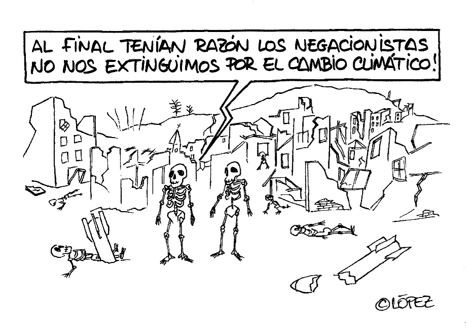 La condición humana. Por Juan López Rico (#López) en la bitácora de humor gráfico ambiental #VivalaBagatela en @efeverde
