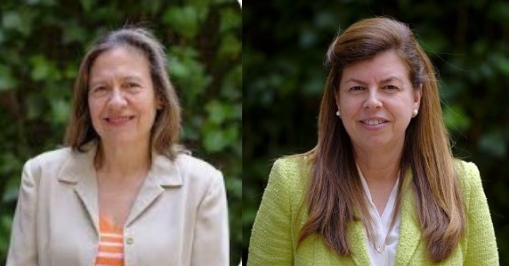 Nuria del Pozo (i) y Elvira Carles (d)