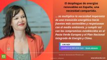 El despliegue de energías renovables en España, una necesidad compartida. Por (*) Leire Pajín