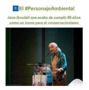 Jane Goodall, el Personaje Ambiental de la semana en Planeta Sostenible ...