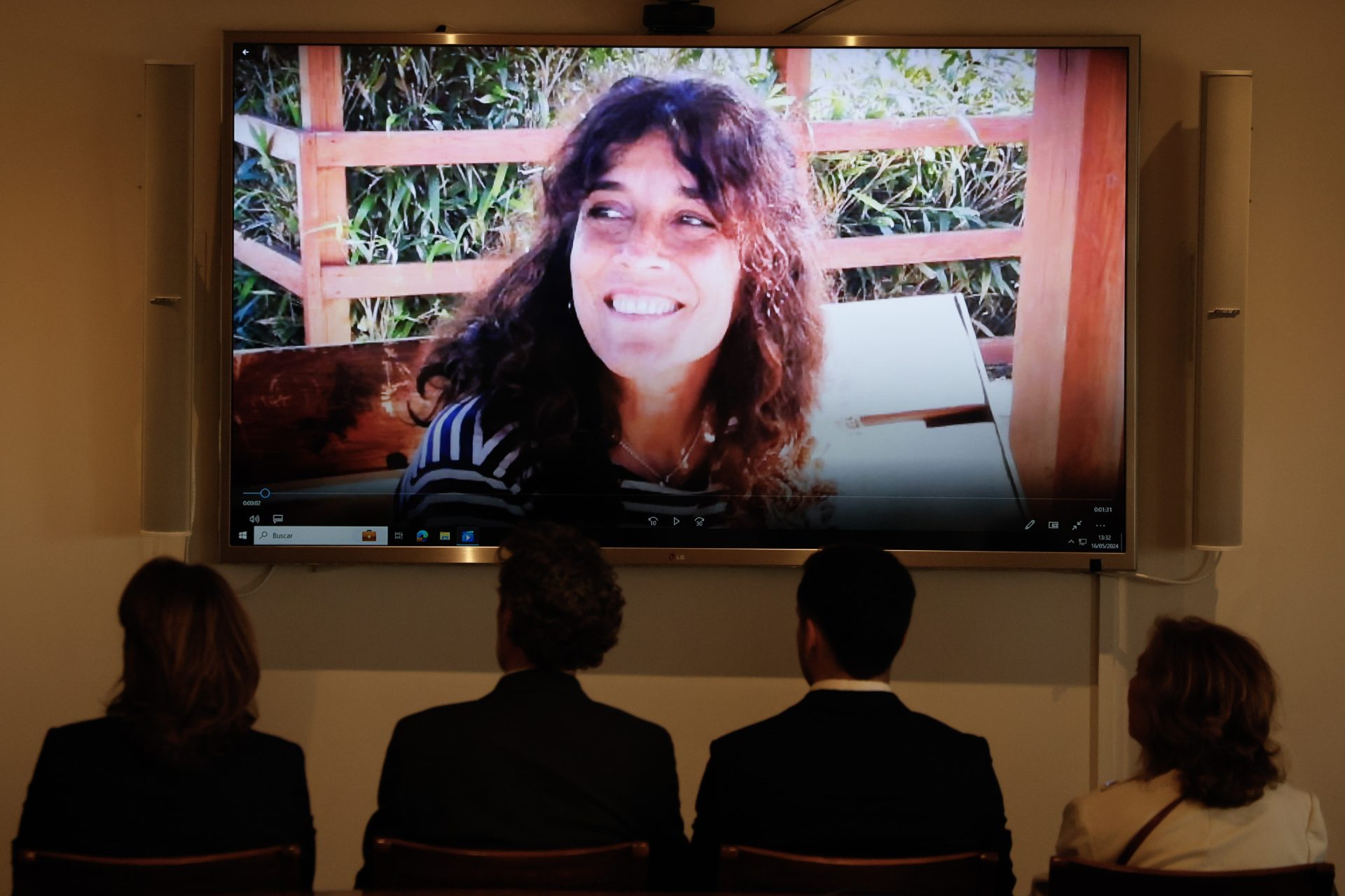 Presentación de la Beca EFE-Signus Cristina Yuste de Periodismo Medioambiental este jueves, en Madrid. EFE/ Ballesteros