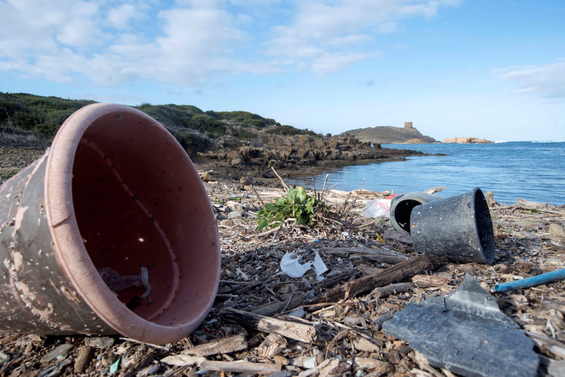 GRAF7476. MENORCA, 27/01/2021.- Plásticos, mesoplásticos y microplásticos en las playas de Tamarells de Menorca tras los temporales de los últimos días. El grupo ecologista Gob y alumnos de tres centros educativos de Baleares comenzarán a realizar este mes muestreos en playas de las islas para determinar la presencia de microplásticos. El Grupo Balear de Ornitología y Defensa de la Naturaleza (Gob) de Mallorca y Menorca se suma este año al proyecto“Microplastic Watchers" con la participación de escolares de los colegios S'Hort des Fassers de Alcúdia, Margalida Florit de Ciutadella y Mestre Duran, en Alaior. EFE/ David Arquimbau Sintes