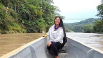 Itaya Andy, mujer indígena kichwa de Ecuador. Cedida por Itaya Andy.