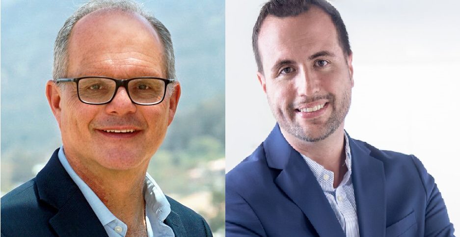 Diego Quiroga es rector de la Universidad San Francisco de Quito y Rafael Jordà es director general de GAIAS Europa