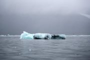 Svalbard Islands (Norway), 29/08/2024.- An iceberg in the waters in front of the front of the Borebreen glacier in the Svalbard Islands, Norway, 30 August 2024. (Noruega) EFE/EPA/EMANUELE VALERI