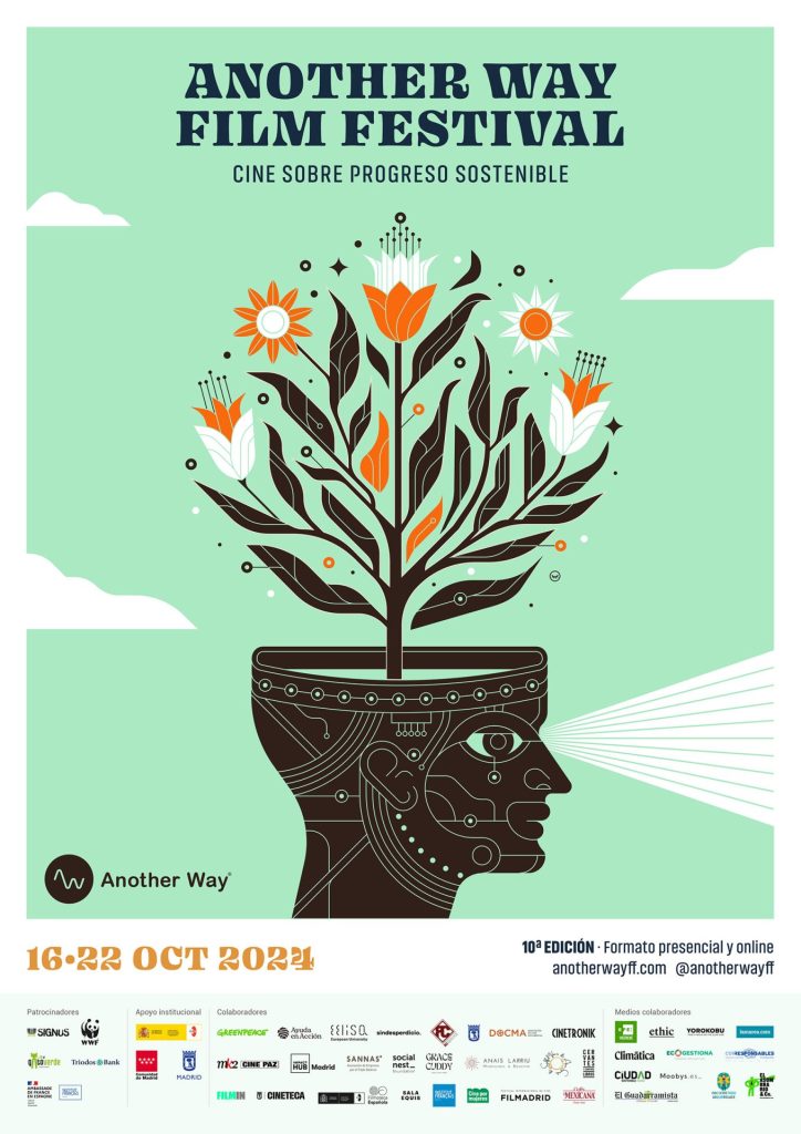 Cartel de la décima edición del Another Way Film Festival. © Another Way Film Festival