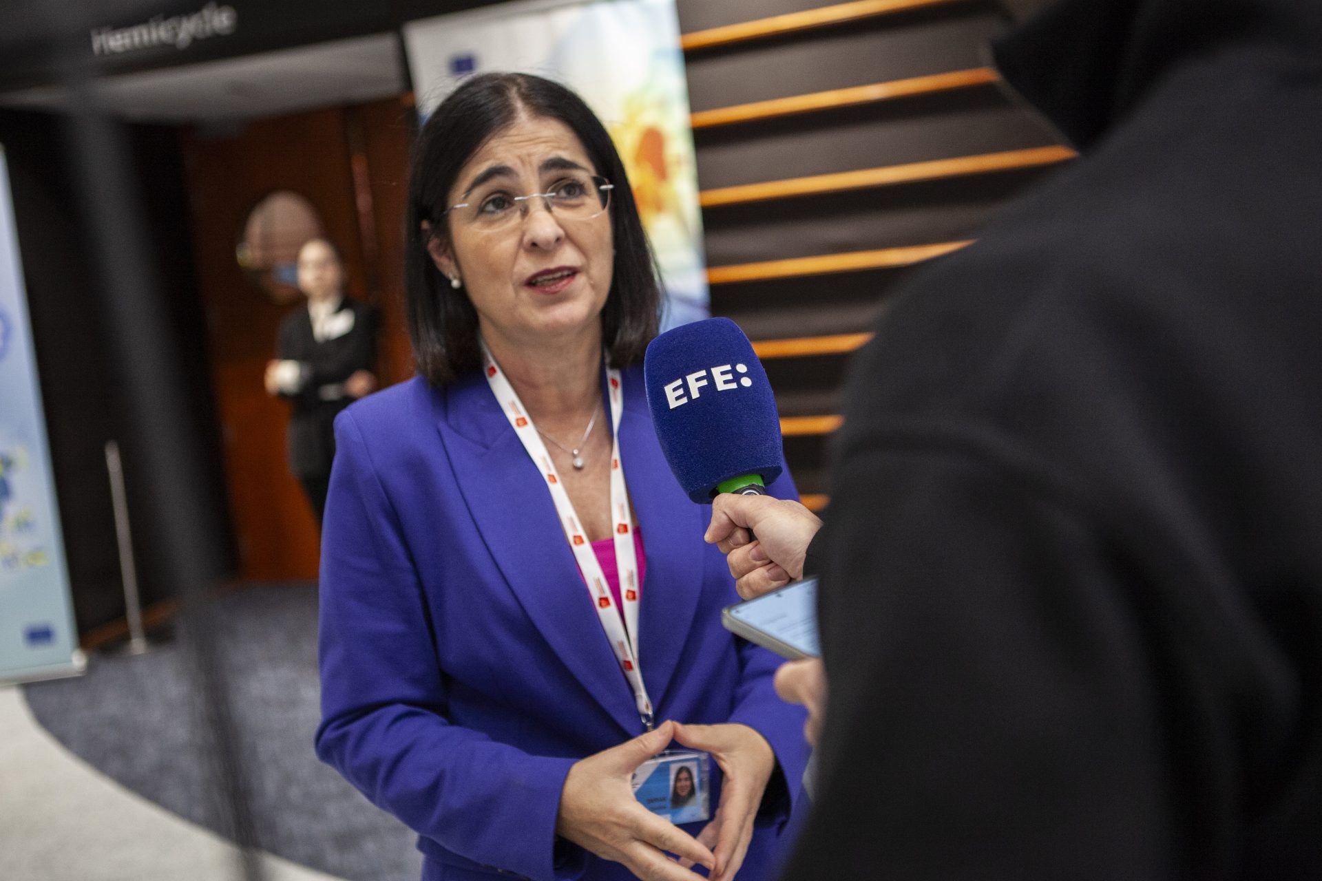 GRAFCAN5086. BRUSELAS (BÉLGICA), 07/10/2024.- La alcaldesa de Las Palmas de Gran Canaria, Carolina Darias (PSOE), ha pedido este lunes en Bruselas una política que impulse y facilite el acceso a una vivienda digna, un "objetivo prioritario" para el Gobierno español, según ha explicado durante su intervención en la apertura de la Semana Europea de las Regiones y Ciudades. EFE/Gonzalo García Moreno