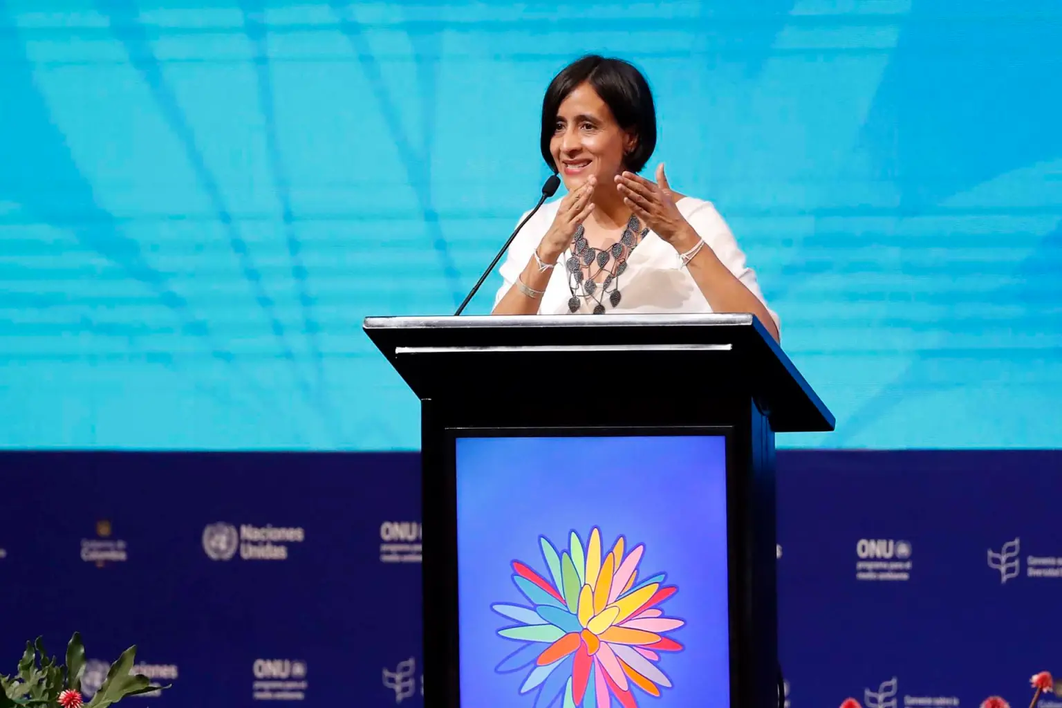 Susana Muhamad, pide en LA COP16 que biodiversidad sea un objetivo político