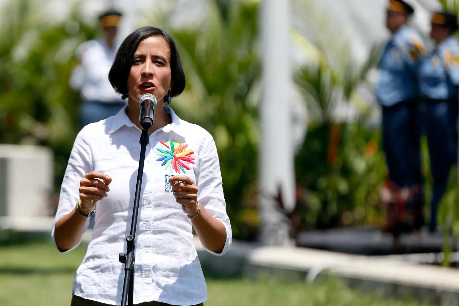 La ministra de Ambiente y Desarrollo Sostenible de Colombia, Susana Muhamad,