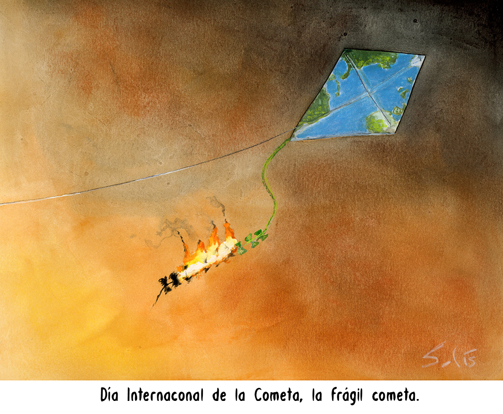 Fragilidad. Por Víctor Solís (@Visoor) desde Ciudad de México en la #ViñetaVerde de @EFEverde